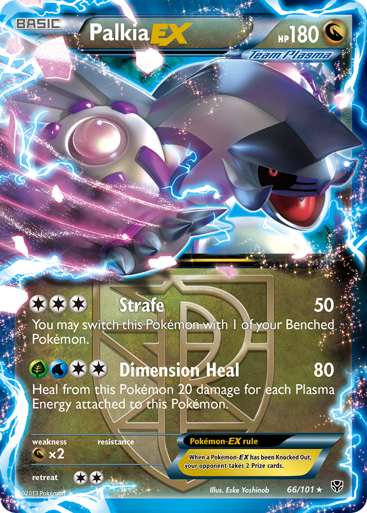 Palkia EX (66/101) [Black & White: Plasma Blast] | Exor Games Truro