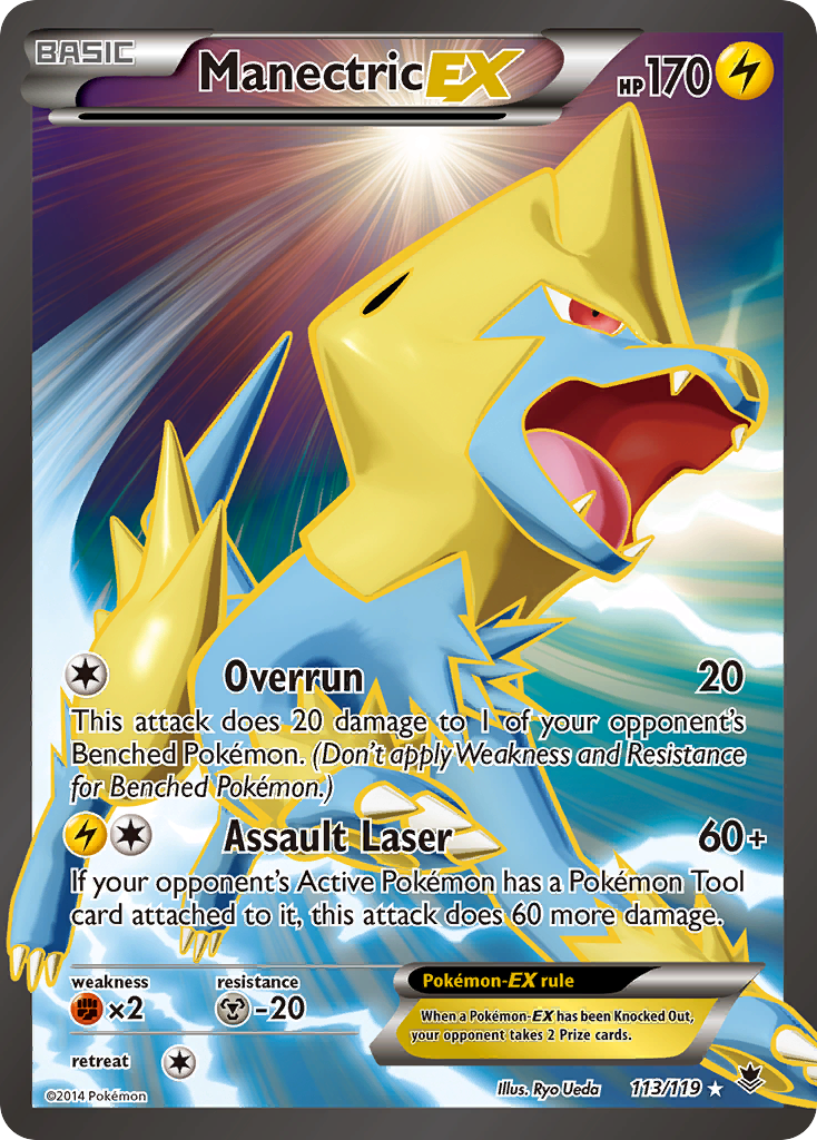 Manectric EX (113/119) [XY: Phantom Forces] | Exor Games Truro