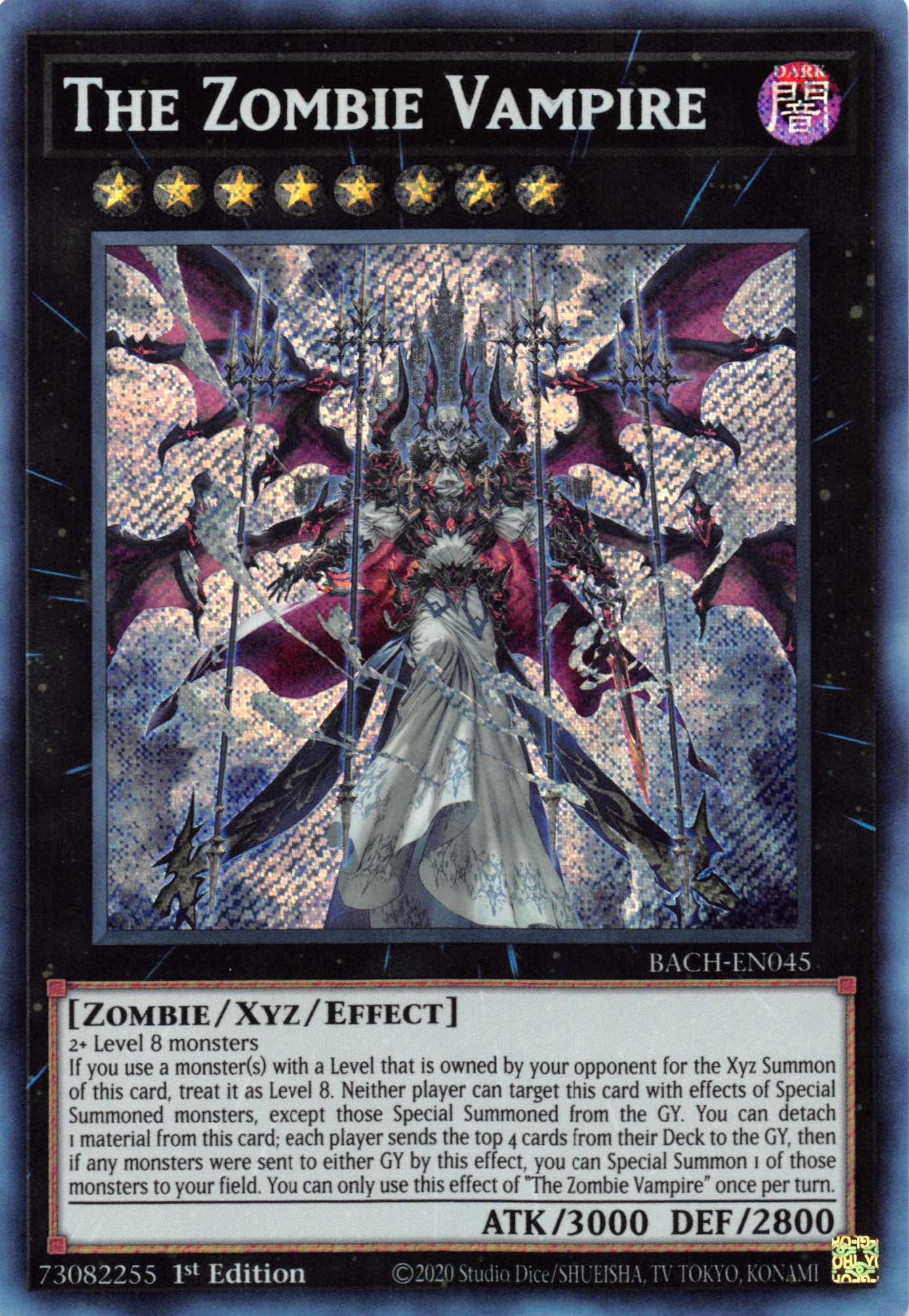 The Zombie Vampire [BACH-EN045] Secret Rare | Exor Games Truro