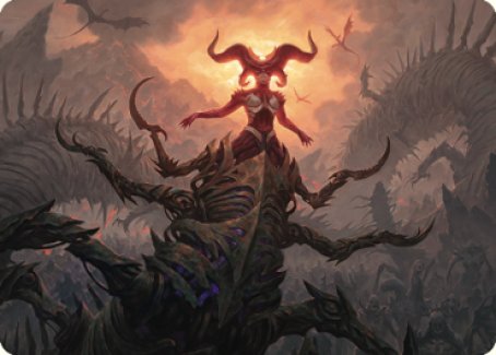 Sheoldred, the Apocalypse Art Card [Dominaria United Art Series] | Exor Games Truro