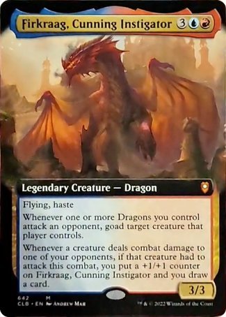 Firkraag, Cunning Instigator (Extended Art) [Commander Legends: Battle for Baldur's Gate] | Exor Games Truro