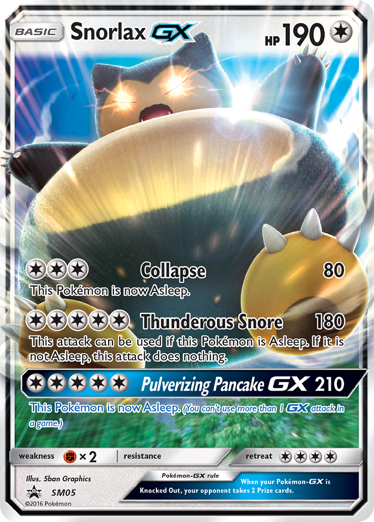 Snorlax GX (SM05) [Sun & Moon: Black Star Promos] | Exor Games Truro