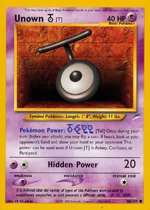 Unown [T] (88/105) [Neo Destiny Unlimited] | Exor Games Truro