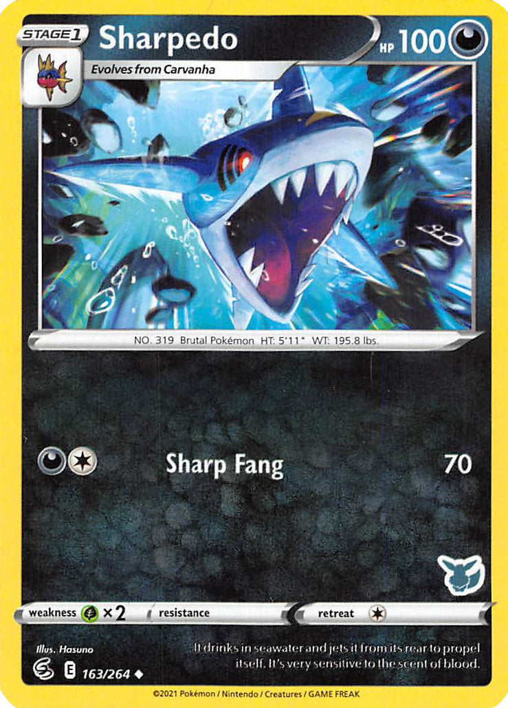 Sharpedo (163/264) (Eevee Deck) [Battle Academy 2022] | Exor Games Truro