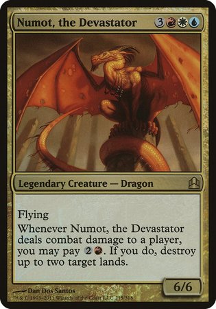 Numot, the Devastator (Oversized) [Commander 2011 Oversized] | Exor Games Truro