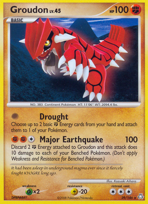 Groudon (29/146) [Diamond & Pearl: Legends Awakened] | Exor Games Truro