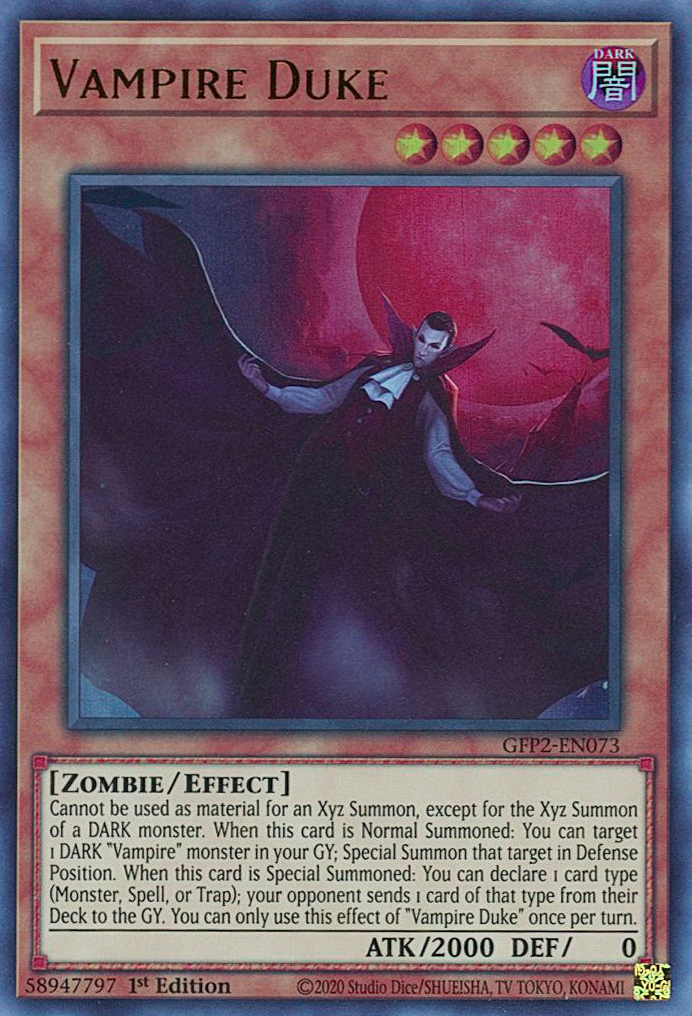 Vampire Duke [GFP2-EN073] Ultra Rare | Exor Games Truro