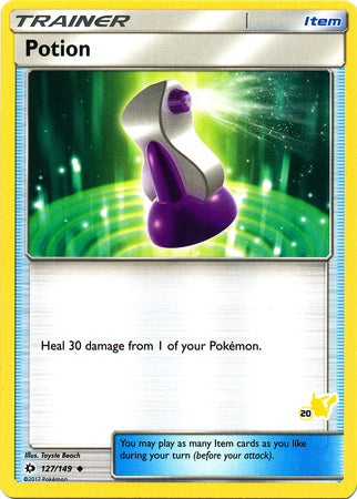 Potion (127/149) (Pikachu Stamp #20) [Battle Academy 2020] | Exor Games Truro