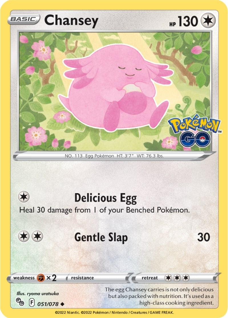 Chansey (051/078) [Pokémon GO] | Exor Games Truro