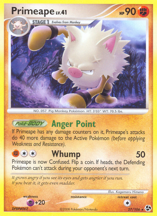 Primeape (27/106) [Diamond & Pearl: Great Encounters] | Exor Games Truro