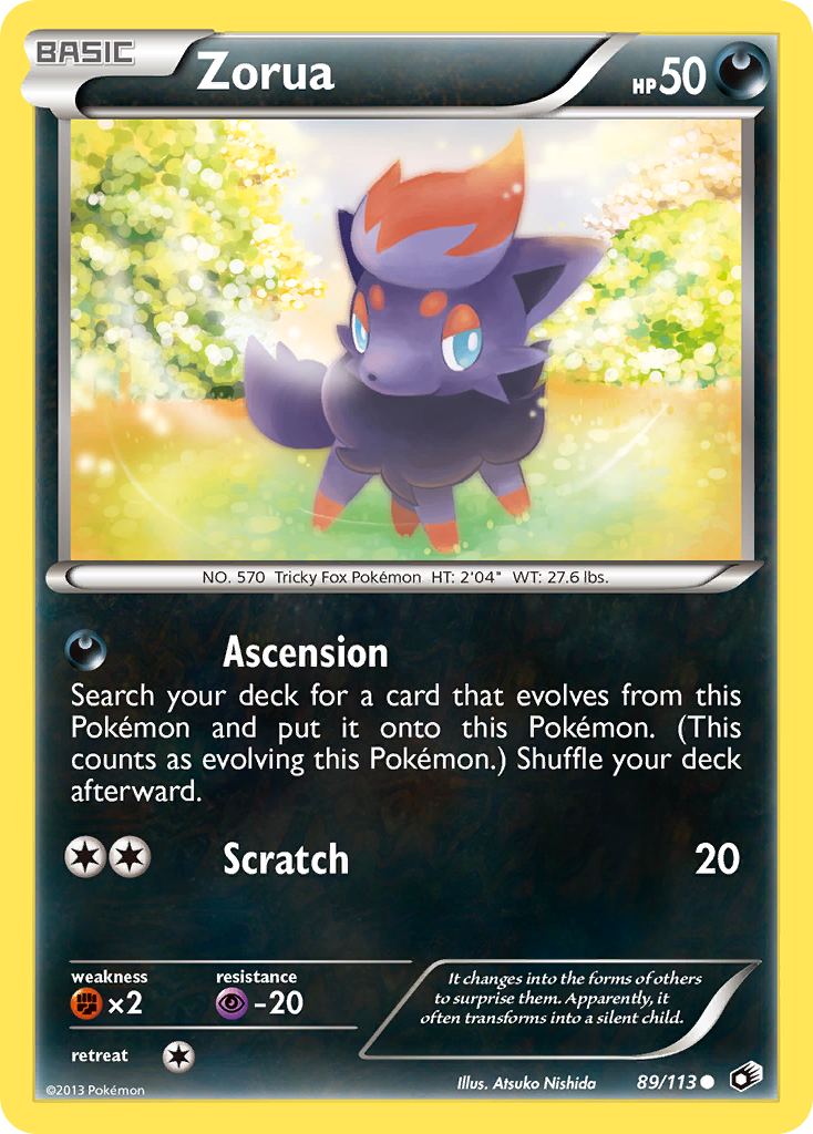 Zorua (89/113) [Black & White: Legendary Treasures] | Exor Games Truro