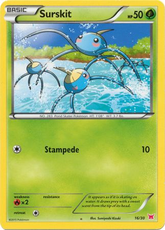 Surskit (16/30) [XY: Trainer Kit 2 - Latias] | Exor Games Truro