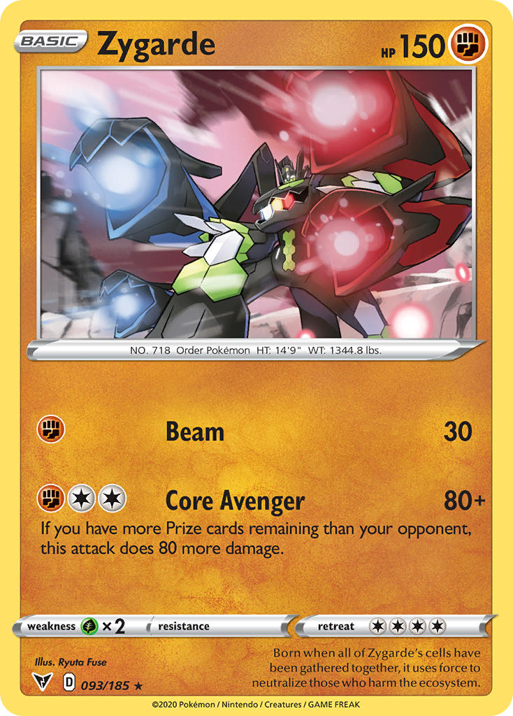 Zygarde (093/185) [Sword & Shield: Vivid Voltage] | Exor Games Truro