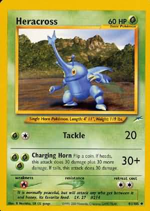 Heracross (41/105) [Neo Destiny Unlimited] | Exor Games Truro
