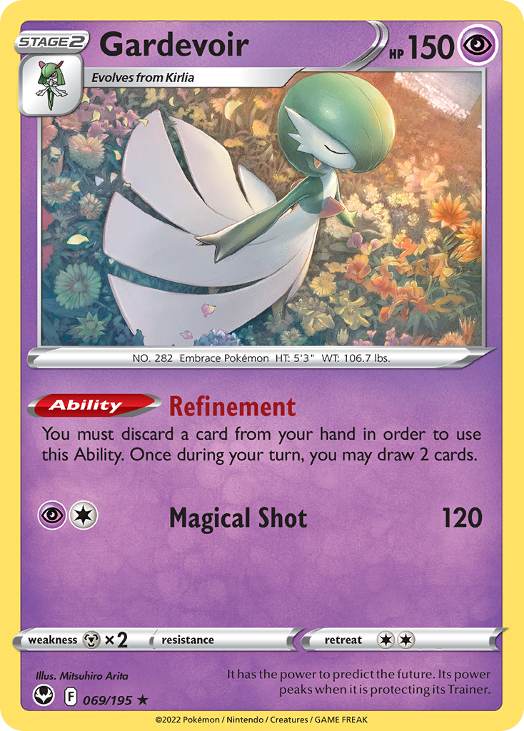 Gardevoir (069/195) (Theme Deck Exclusive) [Sword & Shield: Silver Tempest] | Exor Games Truro