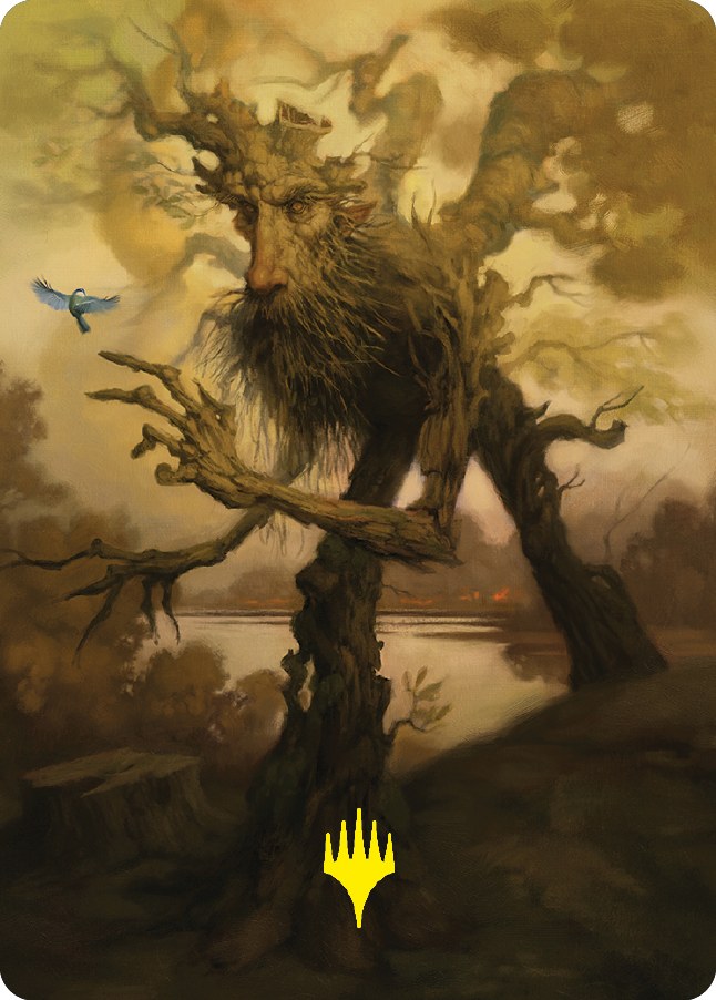 Treefolk Token Art Card (Gold-Stamped Signature) [The Lord of the Rings: Tales of Middle-earth Art Series] | Exor Games Truro