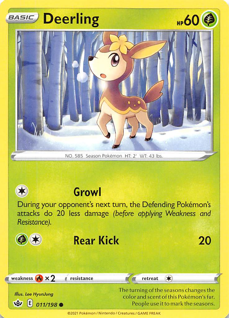 Deerling (011/198) [Sword & Shield: Chilling Reign] | Exor Games Truro