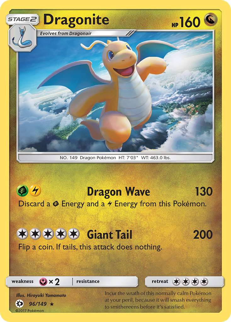 Dragonite (96/149) [Sun & Moon: Base Set] | Exor Games Truro