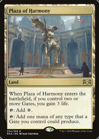 Plaza of Harmony [Ravnica Allegiance] | Exor Games Truro