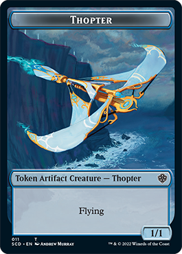 Bird // Thopter Double-Sided Token [Starter Commander Decks] | Exor Games Truro