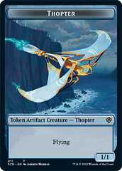 Pegasus // Thopter Double-Sided Token [Starter Commander Decks] | Exor Games Truro