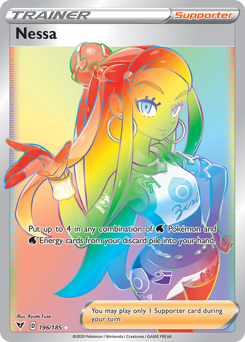 Nessa (196/185) [Sword & Shield: Vivid Voltage] | Exor Games Truro