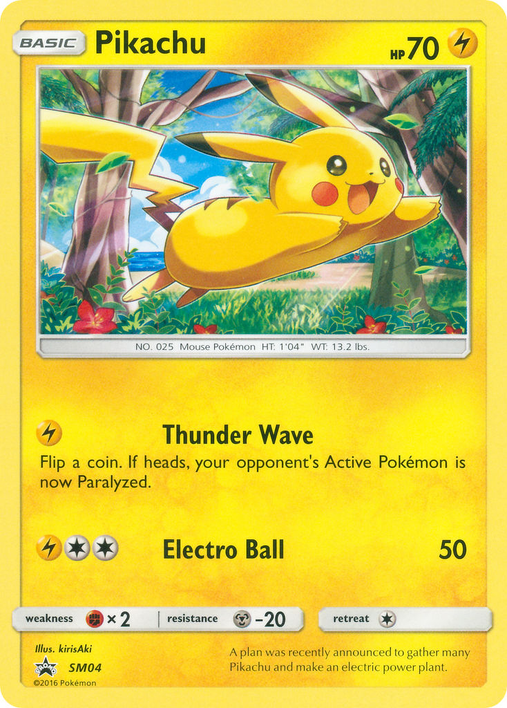 Pikachu (SM04) (Target Non Holo) [Sun & Moon: Black Star Promos] | Exor Games Truro