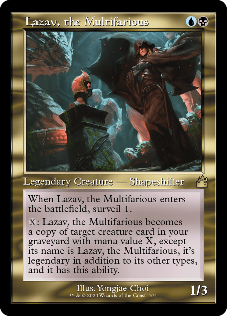 Lazav, the Multifarious (Retro Frame) [Ravnica Remastered] | Exor Games Truro