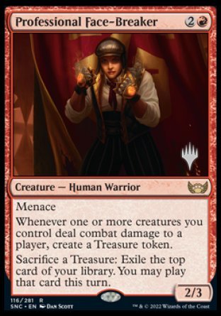 Professional Face-Breaker (Promo Pack) [Streets of New Capenna Promos] | Exor Games Truro