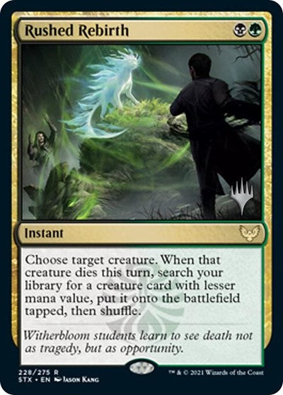 Rushed Rebirth (Promo Pack) [Strixhaven: School of Mages Promos] | Exor Games Truro