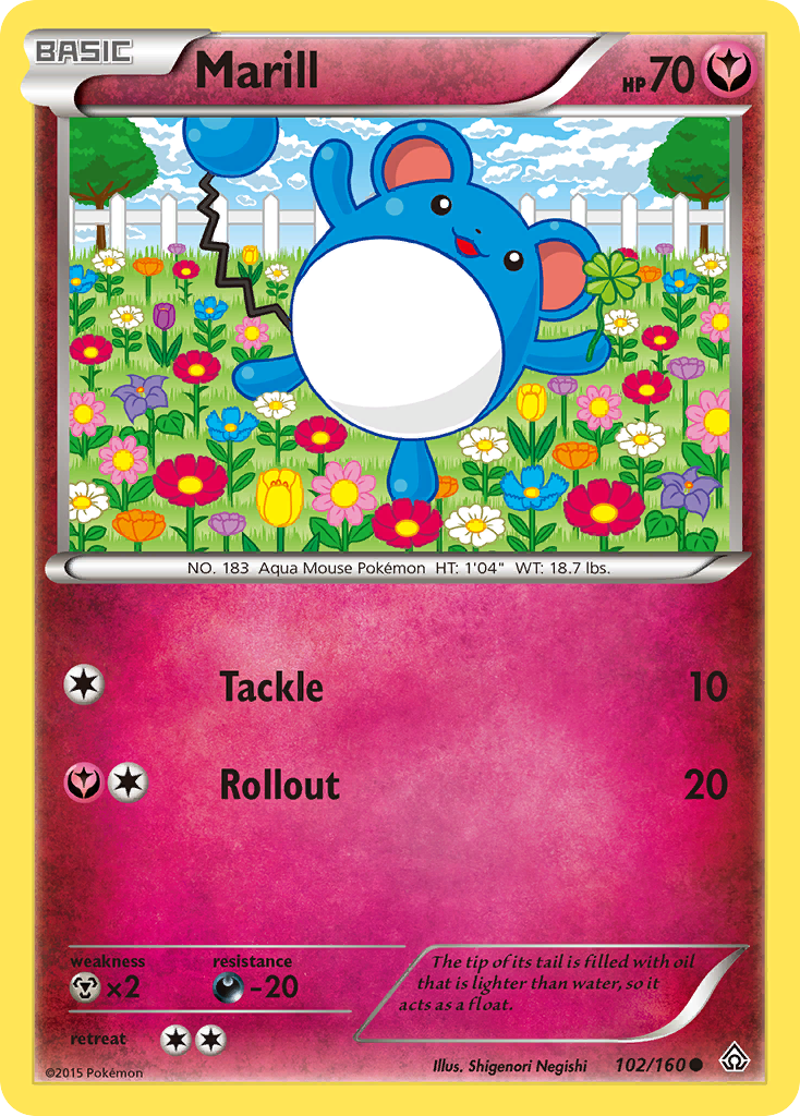 Marill (102/160) [XY: Primal Clash] | Exor Games Truro