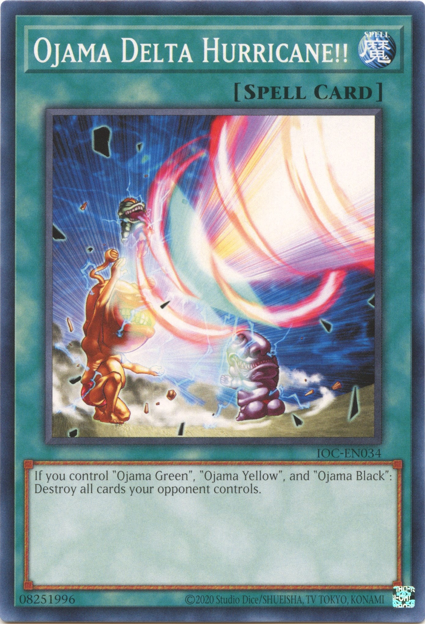 Ojama Delta Hurricane!! (25th Anniversary) [IOC-EN034] Common | Exor Games Truro