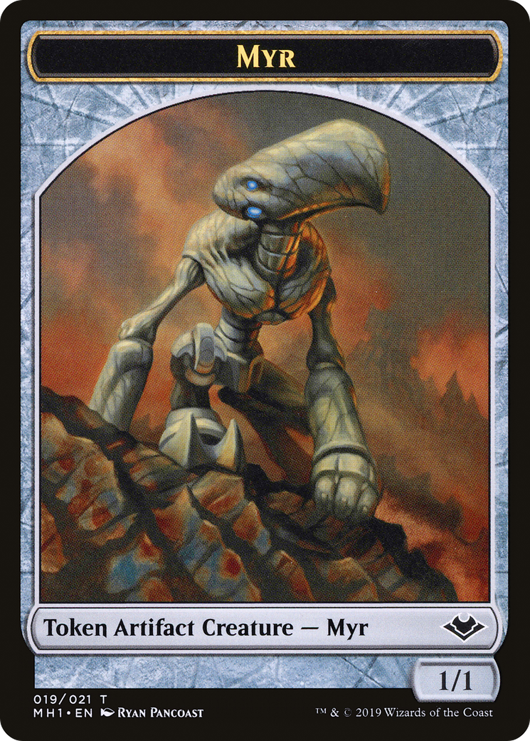 Myr // Thopter Double-Sided Token [Phyrexia: All Will Be One Commander Tokens] | Exor Games Truro