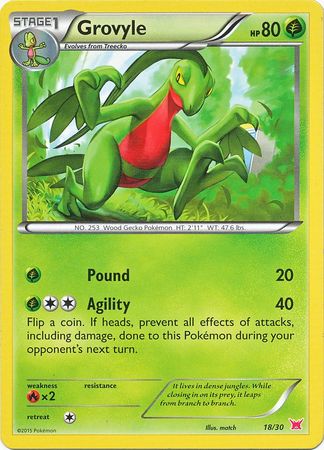 Grovyle (18/30) [XY: Trainer Kit 2 - Latias] | Exor Games Truro