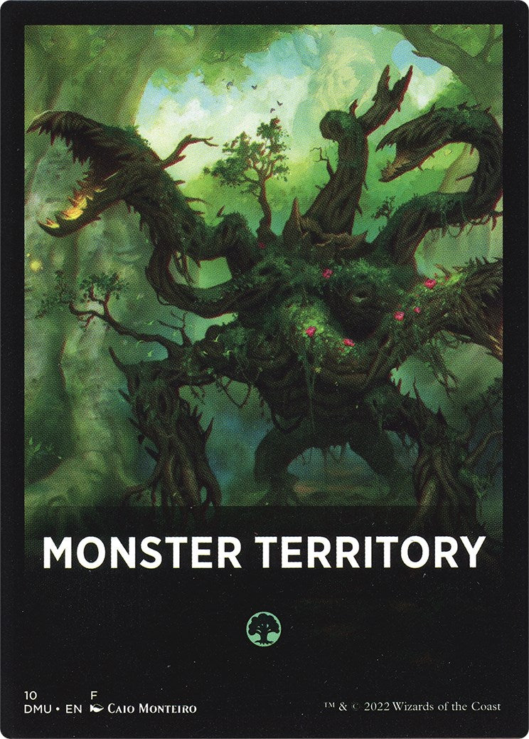 Monster Territory Theme Card [Dominaria United Tokens] | Exor Games Truro