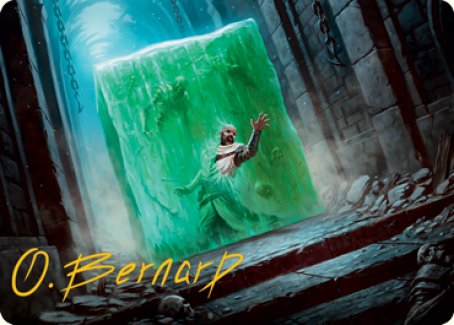 Gelatinous Cube Art Card (Gold-Stamped Signature) [Dungeons & Dragons: Adventures in the Forgotten Realms Art Series] | Exor Games Truro