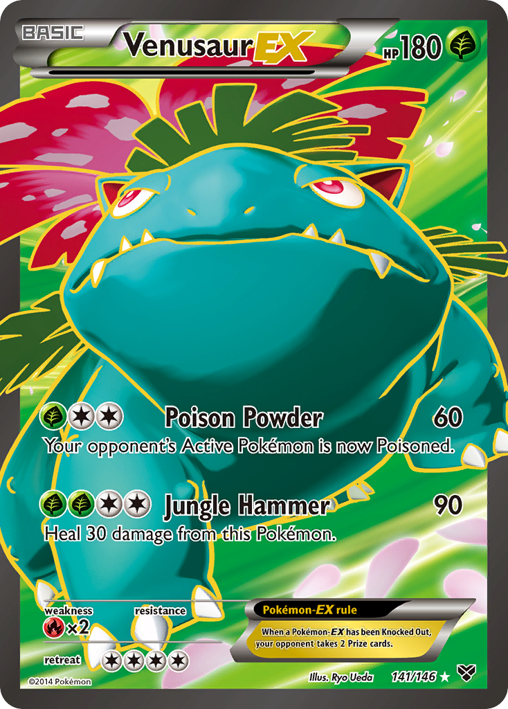 Venusaur EX (141/146) [XY: Base Set] | Exor Games Truro