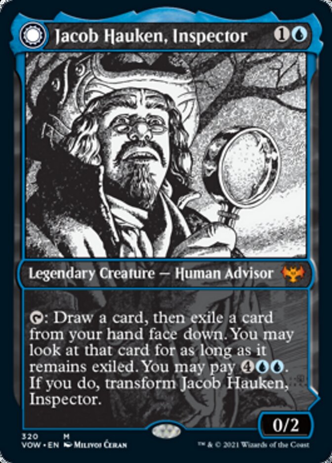 Jacob Hauken, Inspector // Hauken's Insight (Showcase Eternal Night) [Innistrad: Crimson Vow] | Exor Games Truro