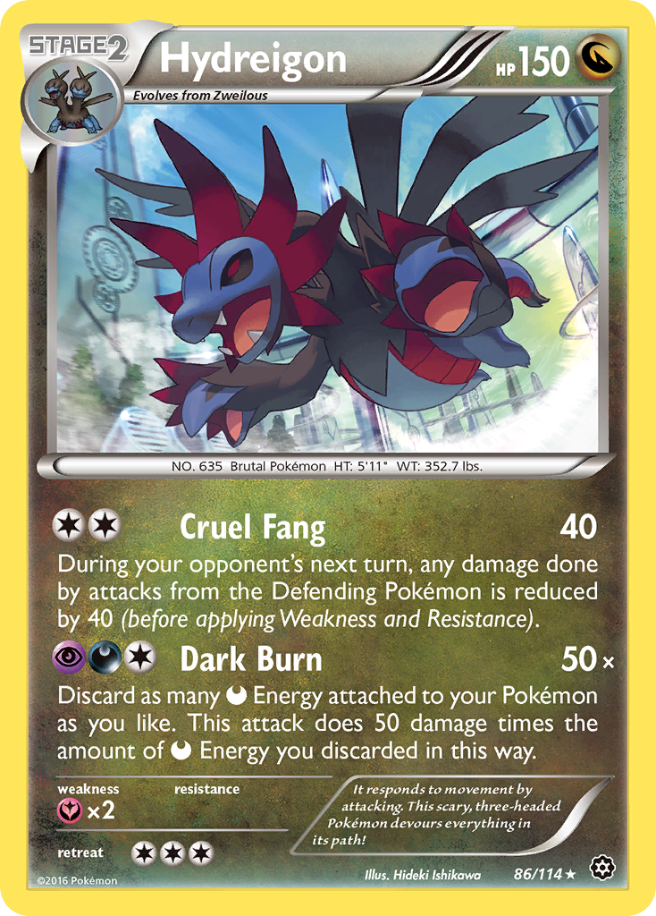 Hydreigon (86/114) [XY: Steam Siege] | Exor Games Truro