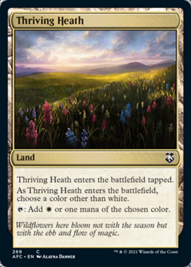 Thriving Heath [Dungeons & Dragons: Adventures in the Forgotten Realms Commander] | Exor Games Truro