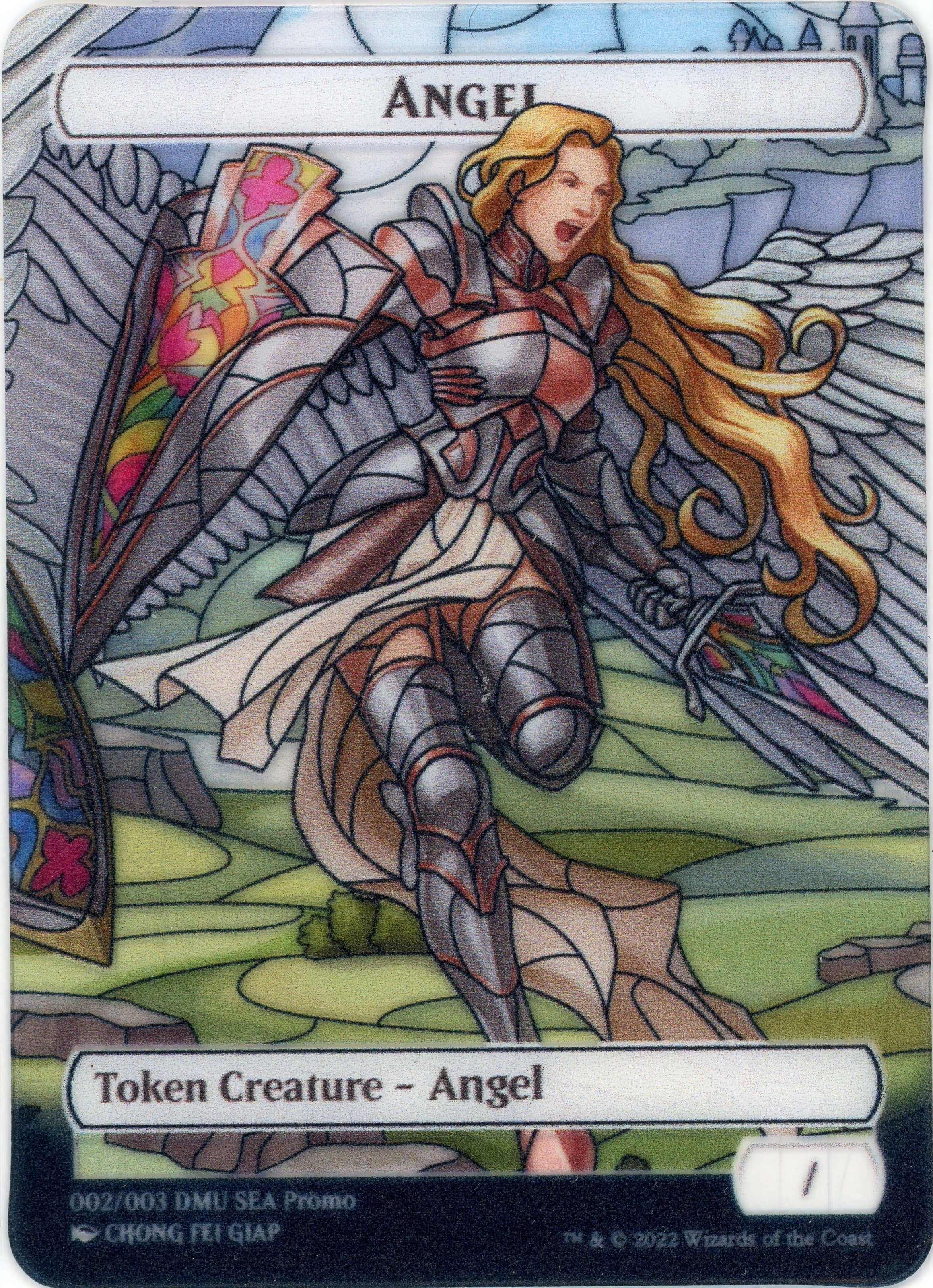 Angel Token (SEA Exclusive) [Dominaria United Tokens] | Exor Games Truro