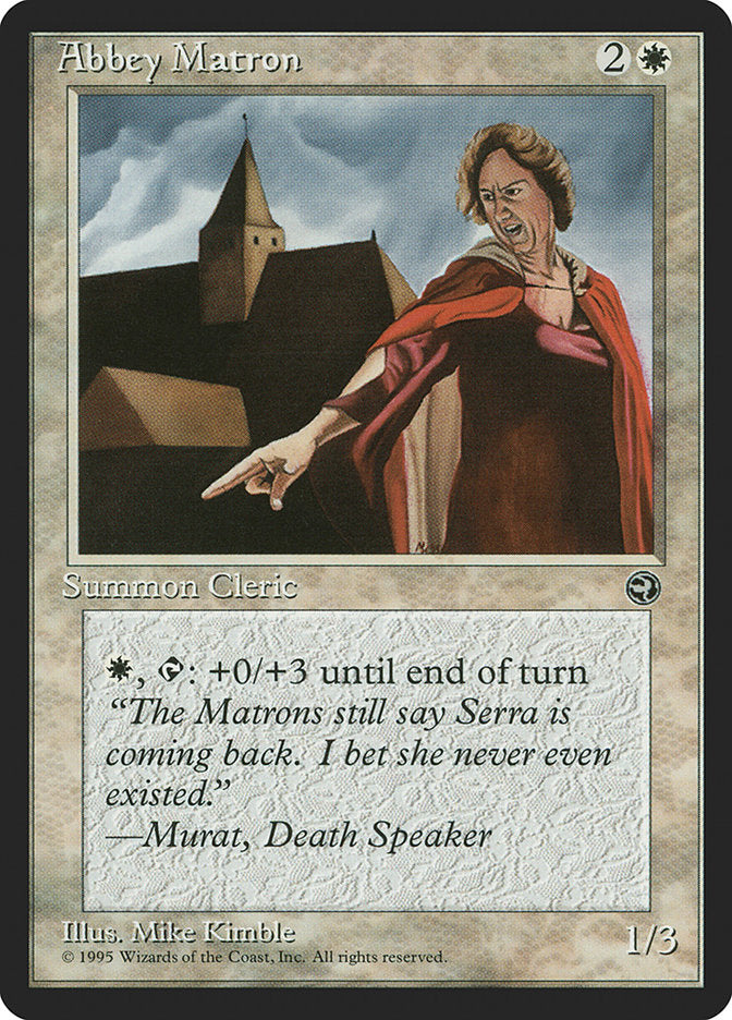 Abbey Matron (Murat Flavor Text) [Homelands] | Exor Games Truro