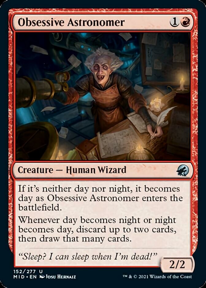 Obsessive Astronomer [Innistrad: Midnight Hunt] | Exor Games Truro