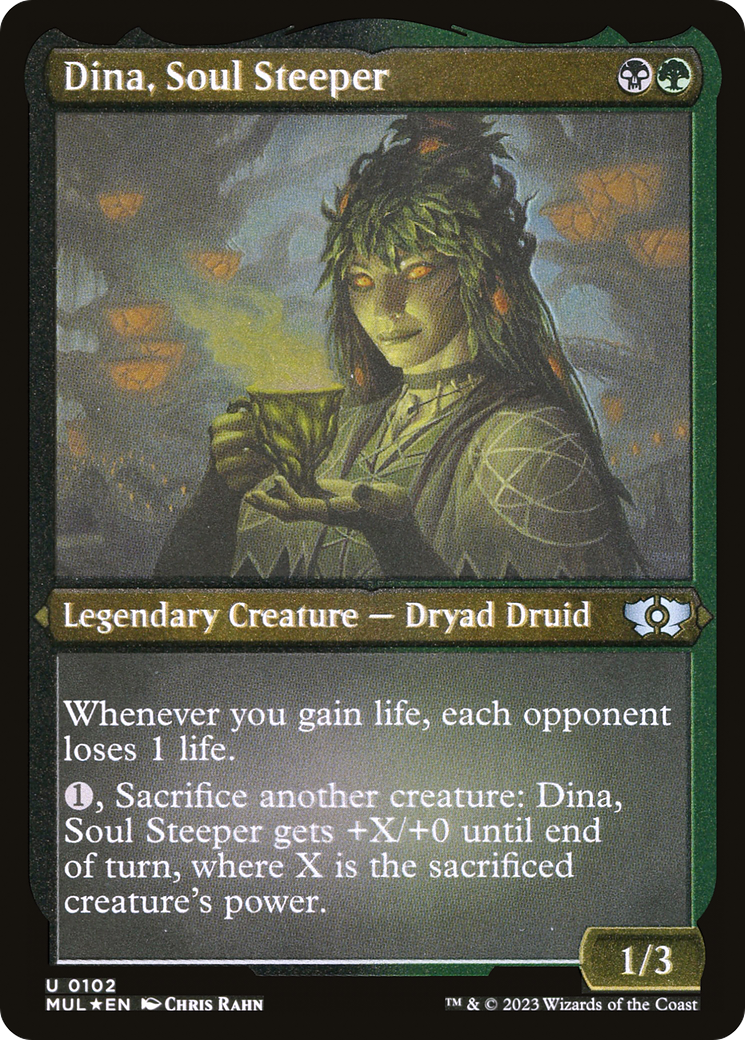 Dina, Soul Steeper (Foil Etched) [Multiverse Legends] | Exor Games Truro