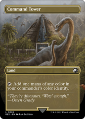 Command Tower // Commander Tower (Borderless) [Jurassic World Collection] | Exor Games Truro