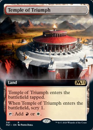 Temple of Triumph (Extended Art) [Core Set 2021] | Exor Games Truro