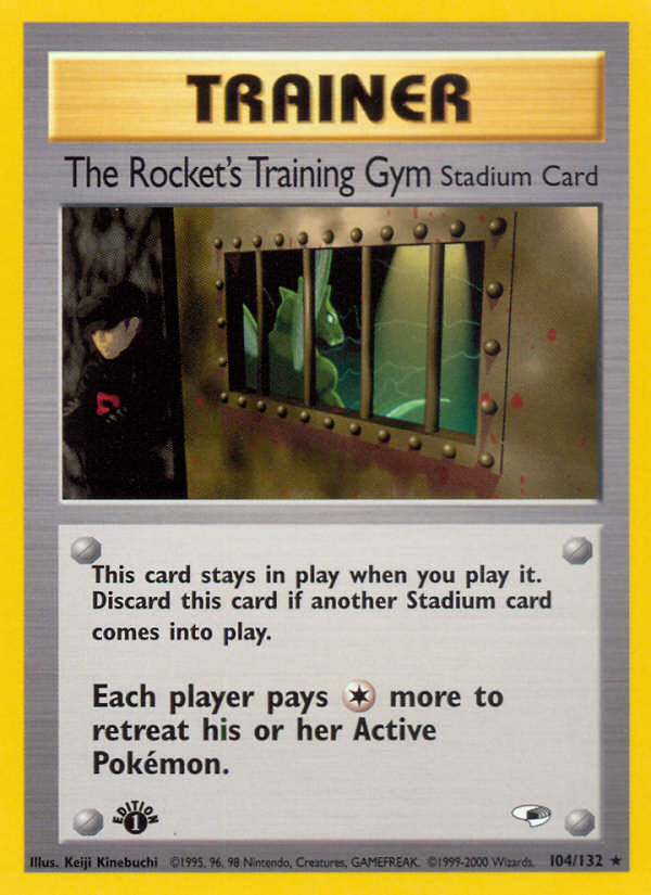 The Rocket's Training Gym (104/132) [Gym Heroes 1st Edition] | Exor Games Truro
