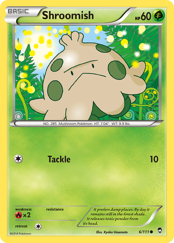 Shroomish (6/111) [XY: Furious Fists] | Exor Games Truro