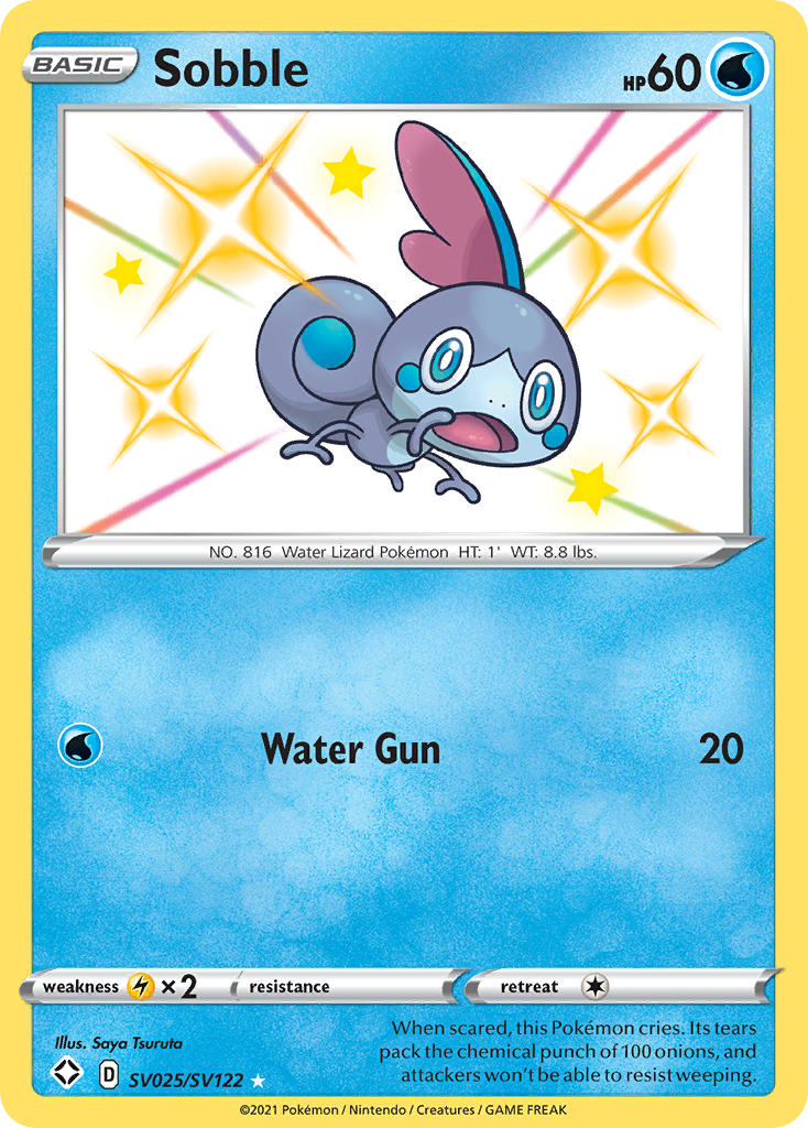 Sobble (SV025/SV122) [Sword & Shield: Shining Fates] | Exor Games Truro