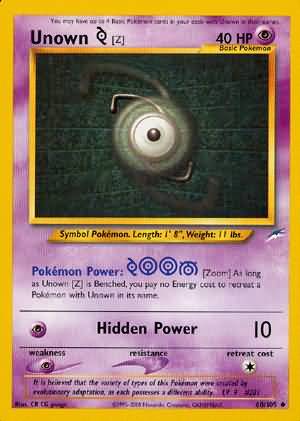 Unown [Z] (60/105) [Neo Destiny Unlimited] | Exor Games Truro